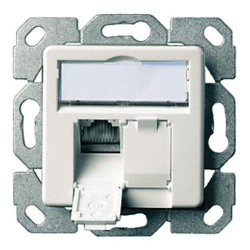 Telegärtner AMJ45 8/8 Up/50 Cat.6A alpinweiss 100000007