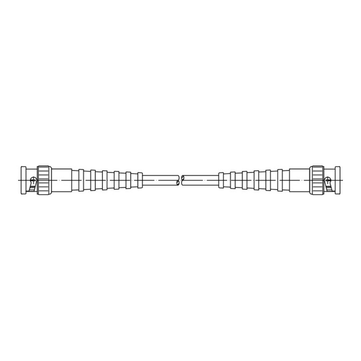Telegärtner BNC HF-Kabel 50-1,0m 50 Ohm RG58C/U