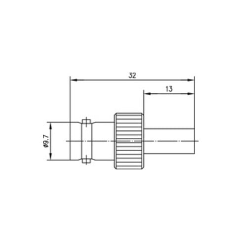 Telegärtner BNC Kabelbuchse 75 Ohm RG62A/U 100023558