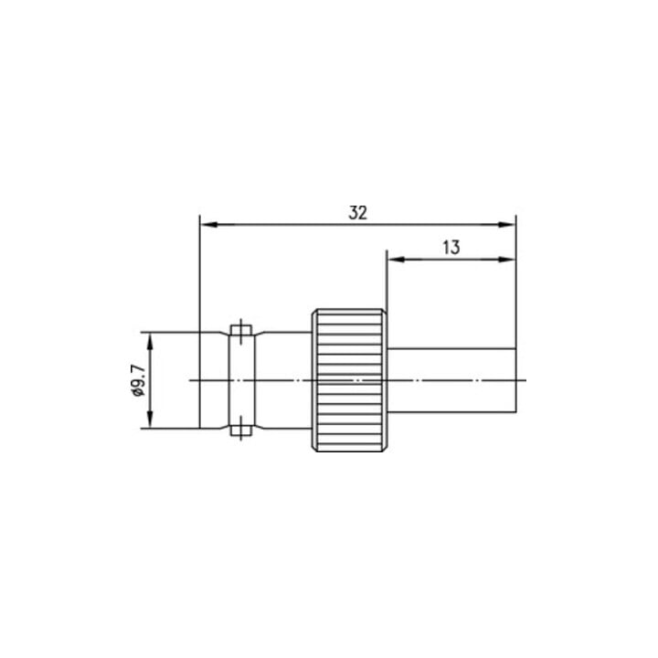 Telegärtner BNC Kabelbuchse 75 Ohm RG62A/U 100023558