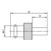 Telegärtner BNC Kabelbuchse UG-1794/U 50 Ohm 100023410-4