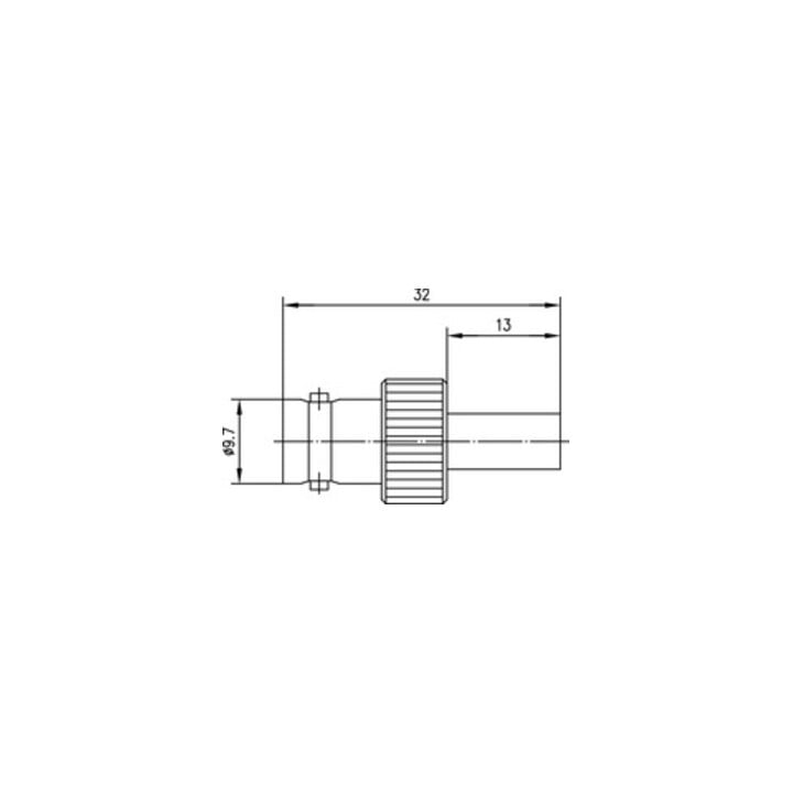 Telegärtner BNC Kabelbuchse UG-1794/U 50 Ohm 100023410
