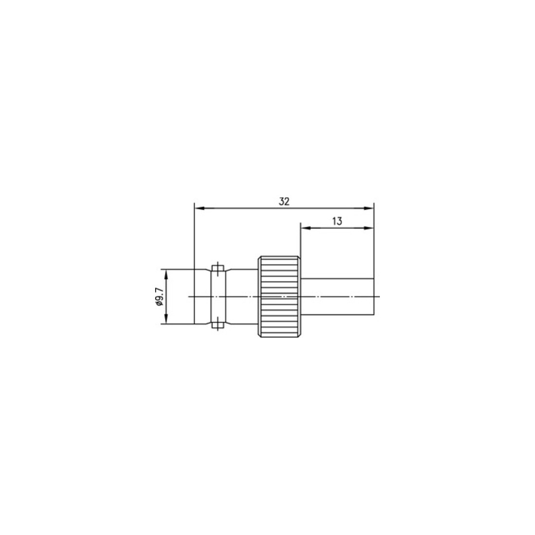Telegärtner BNC Kabelbuchse UG-1794/U 50 Ohm 100023410