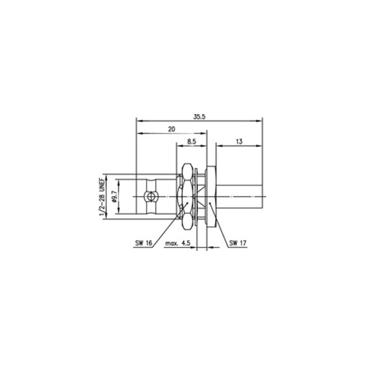 Telegärtner BNC Kabeleinbaubuchse 75 Ohm RG 59B/U(G2) 100023562
