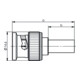 Telegärtner BNC-Kabelstecker cr/cr RG58 100027453