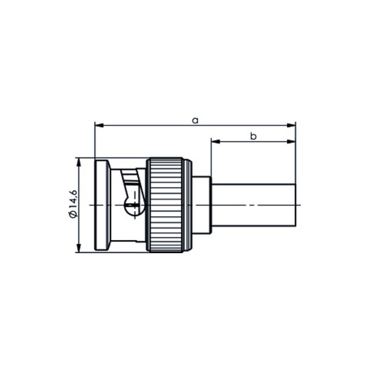 Telegärtner BNC-Kabelstecker Crimp G2 (RG-59 B/U) 100027490