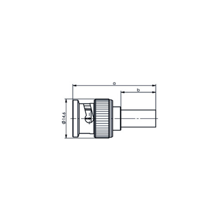 Telegärtner BNC-Kabelstecker Crimp G2 (RG-59 B/U) 100027490