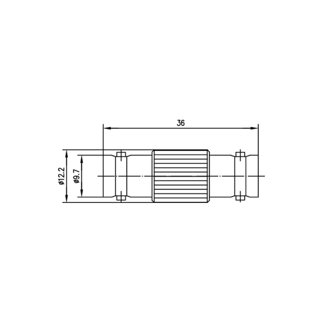 Telegärtner BNC Kupplung (F-F) HDTV 75 Ohm 100023602