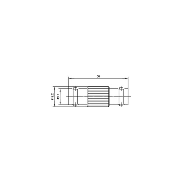 Telegärtner BNC Kupplung (F-F) UG-914/U, 50 Ohm 100023589