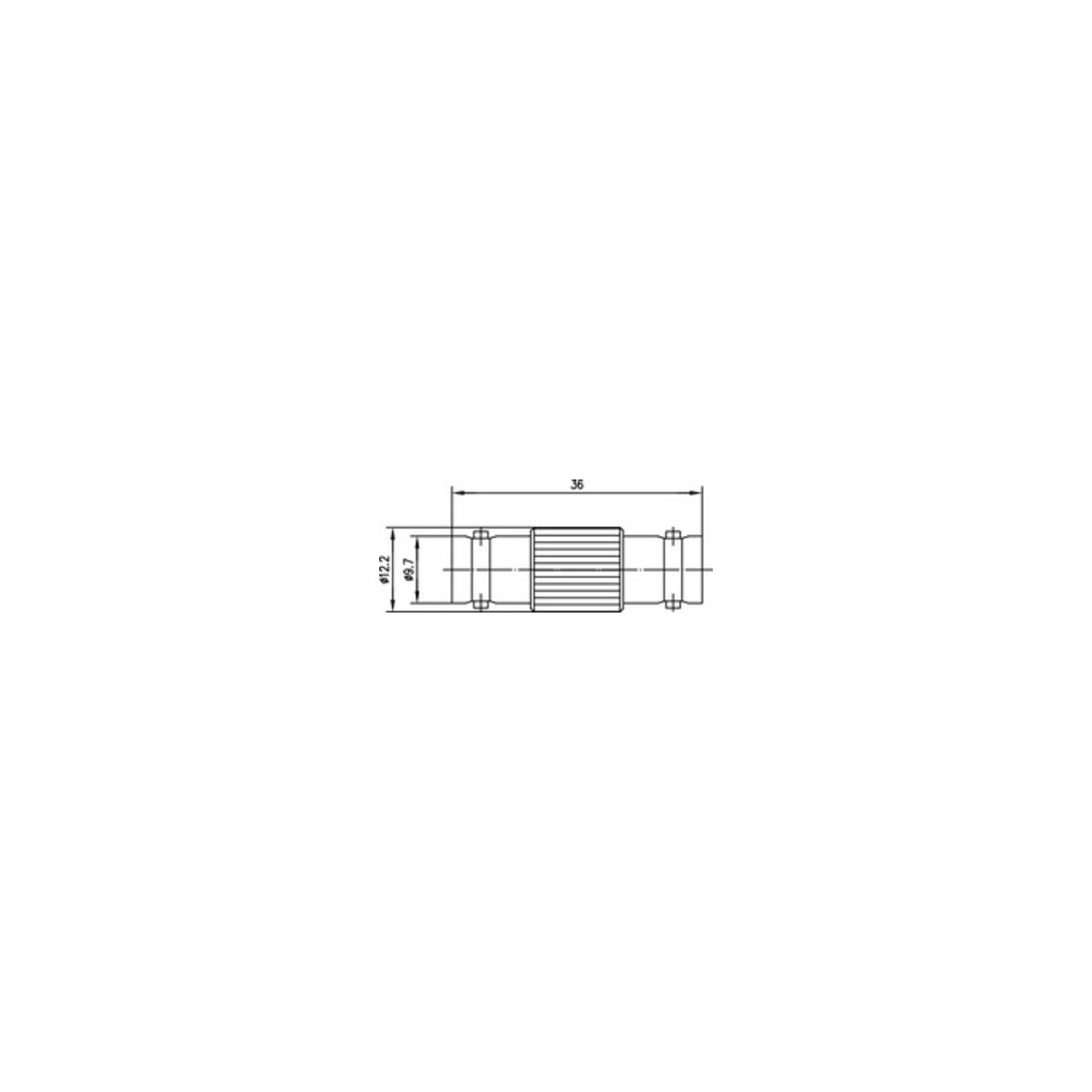 Telegärtner BNC Kupplung (F-F) UG-914/U, 50 Ohm 100023589