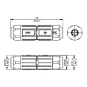 Telegärtner Kabelverbinder IP67 VM-Pro 8-8 Cl.FA 100007547-2