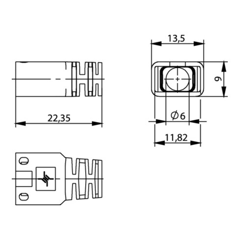 Telegärtner Knickschutztülle f.RJ45-Steck.ges, sw 100001166