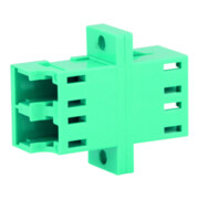Telegärtner LC-Duplex Kupplung Flansch türkis Bronzehülse 100007158-5