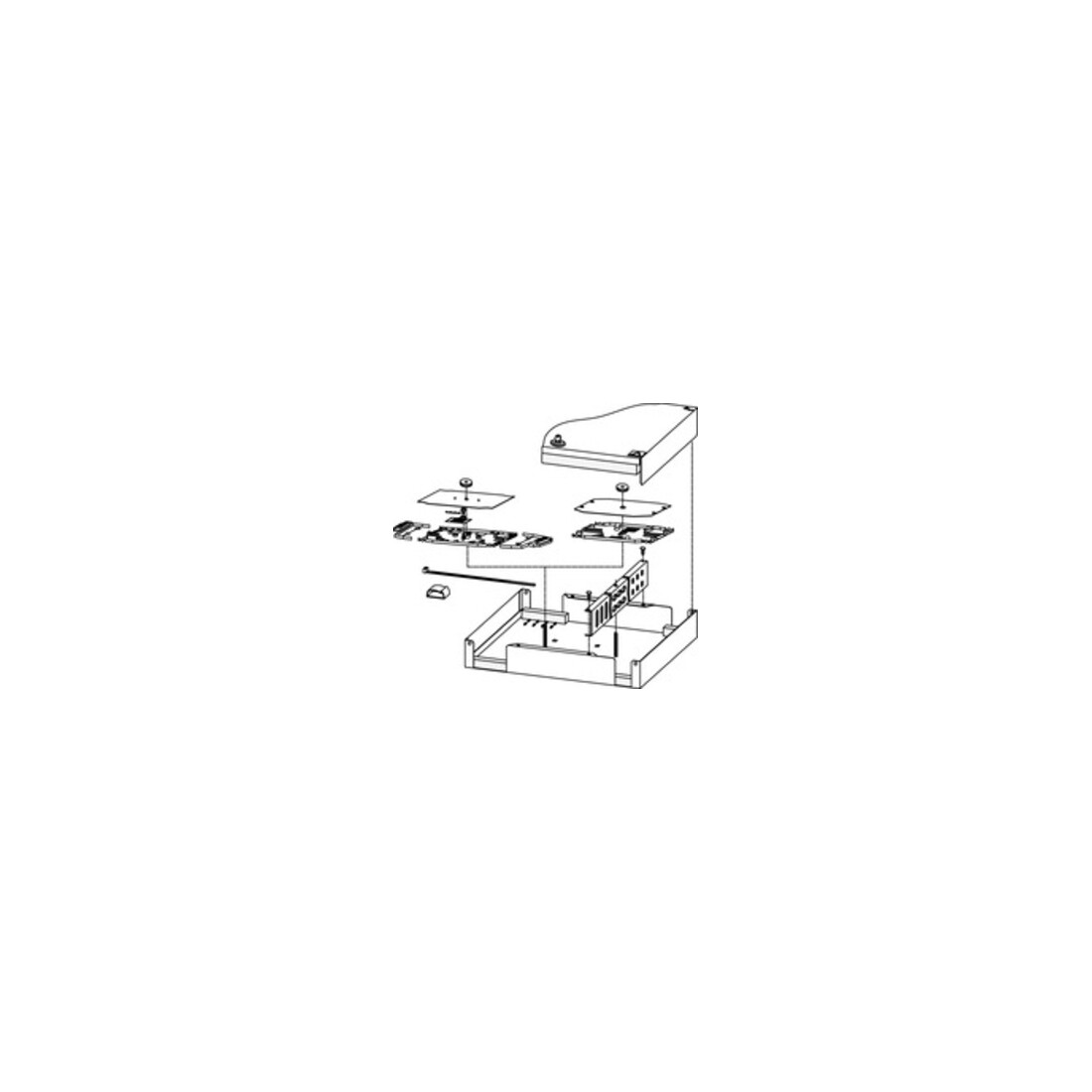 Telegärtner LWL-Mini-Wandverteiler B/H/T 320x280x54mm 100022178