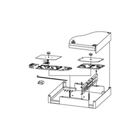 Telegärtner LWL-Mini-Wandverteiler B/H/T 320x280x54mm 100022178