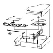 Telegärtner LWL-Mini-Wandverteiler B/H/T 320x280x54mm 100022178-4