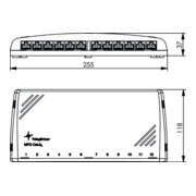 Telegärtner Mini-Verteiler Cat6A MPD12-HS K apws 100006997-4