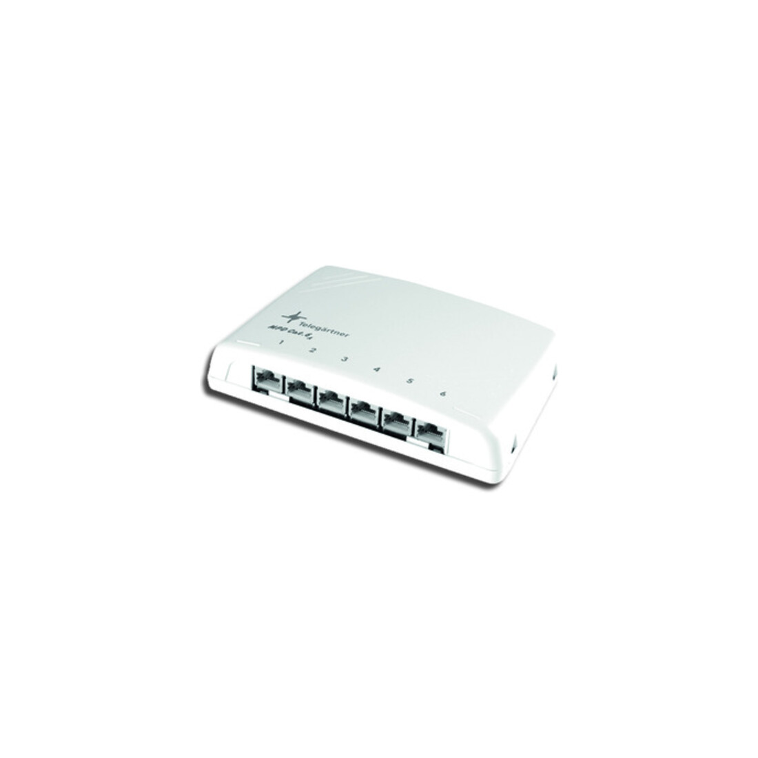 Telegärtner Mini-Verteiler Cat6A MPD6-HS K RAL7035 100006988