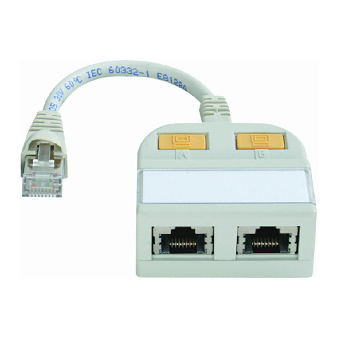 Telegärtner Modular-T-Adapter 2xTR/geschirmt 100023152