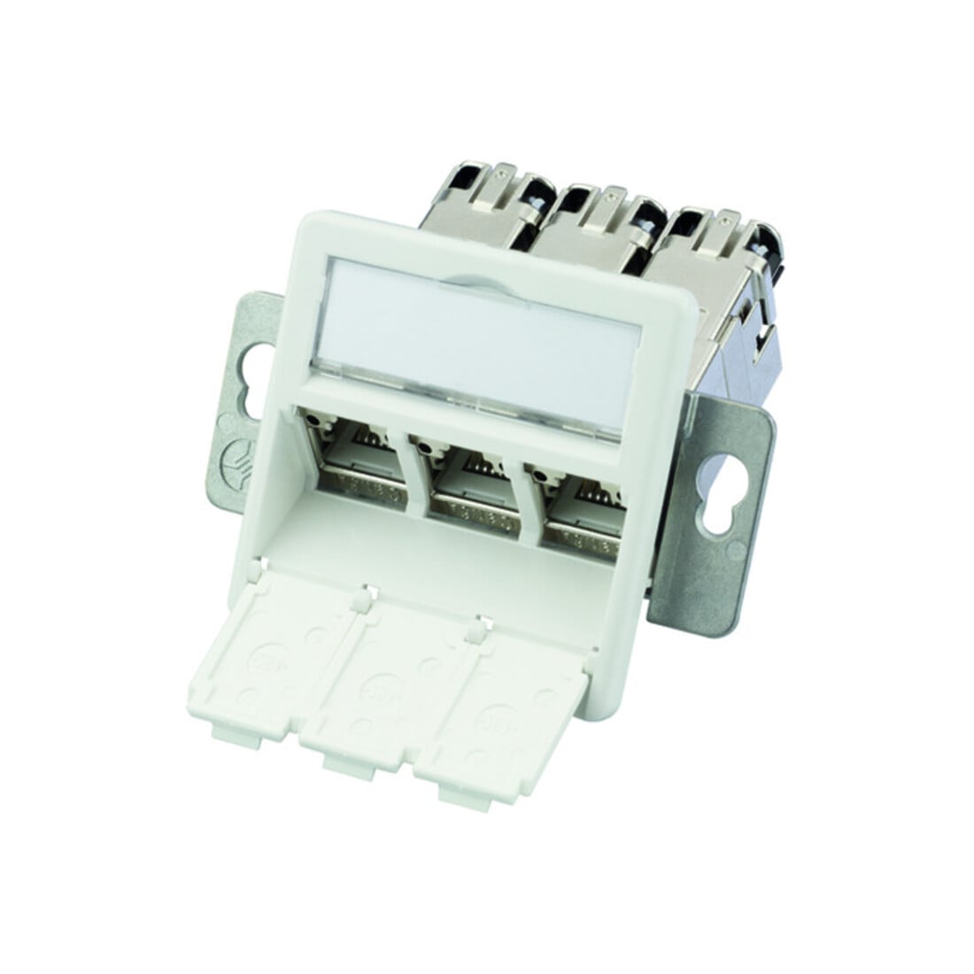 Telegärtner Modulaufn. AMJ-S 3fach T568A UP/50flexCat6A 100022966