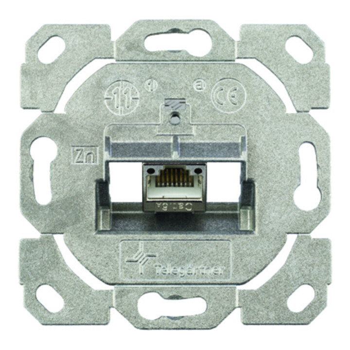 Telegärtner Modulaufnahme AMJ-S 1fach UP/0flex Cat6A T568B 100022969