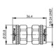 Telegärtner N-Kupplung (M-M) 50Ohm UG-57/U 100024149-4