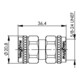 Telegärtner N-Kupplung (M-M) 50Ohm UG-57/U 100024149-5