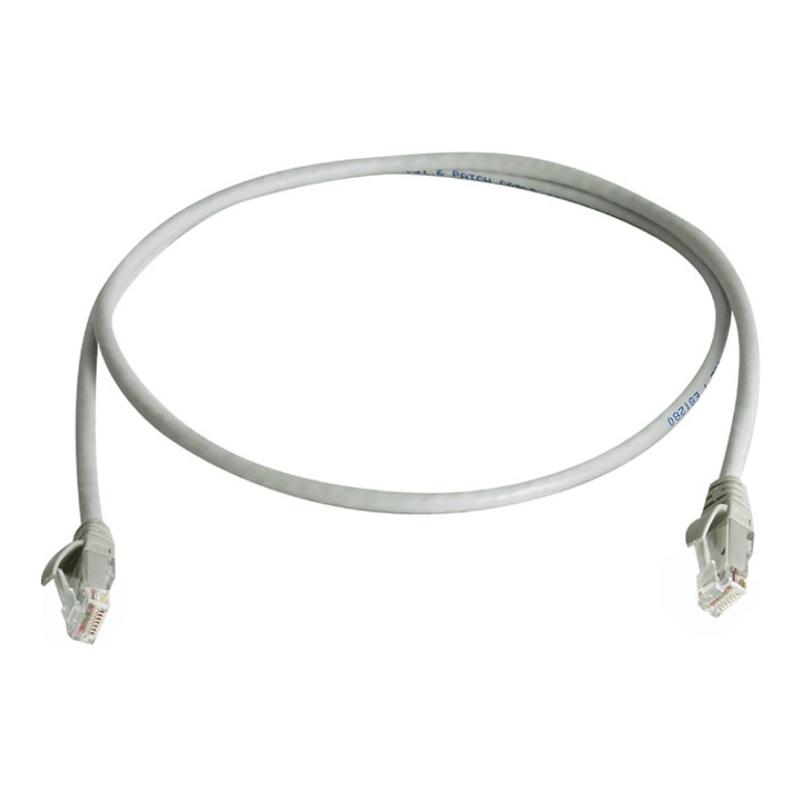 Telegärtner Patchkabel Cat5 0,5m gr U/UTP,PVC 100008184