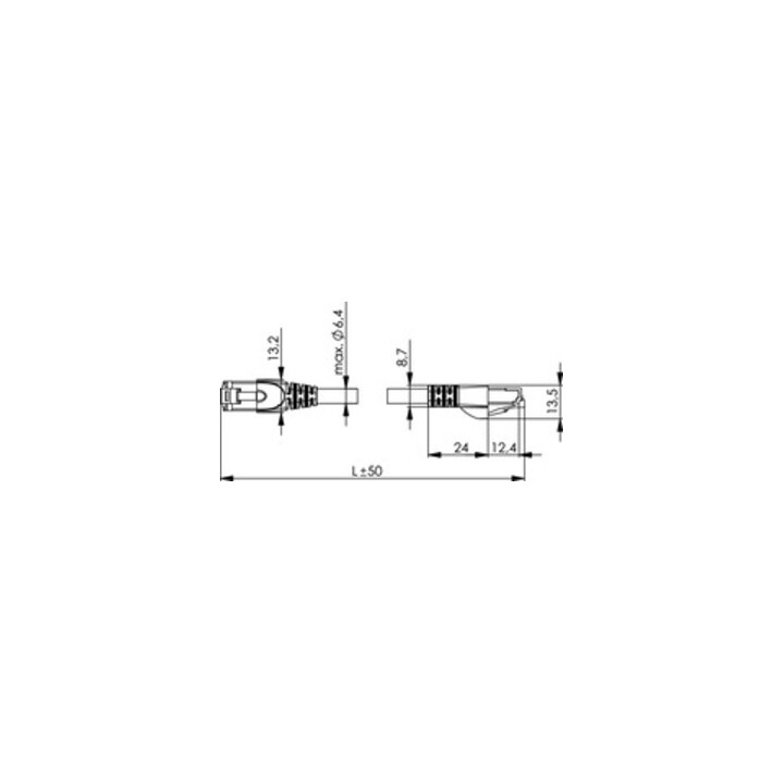 Telegärtner Patchkabel Cat7 10m S/FTP PVC grün