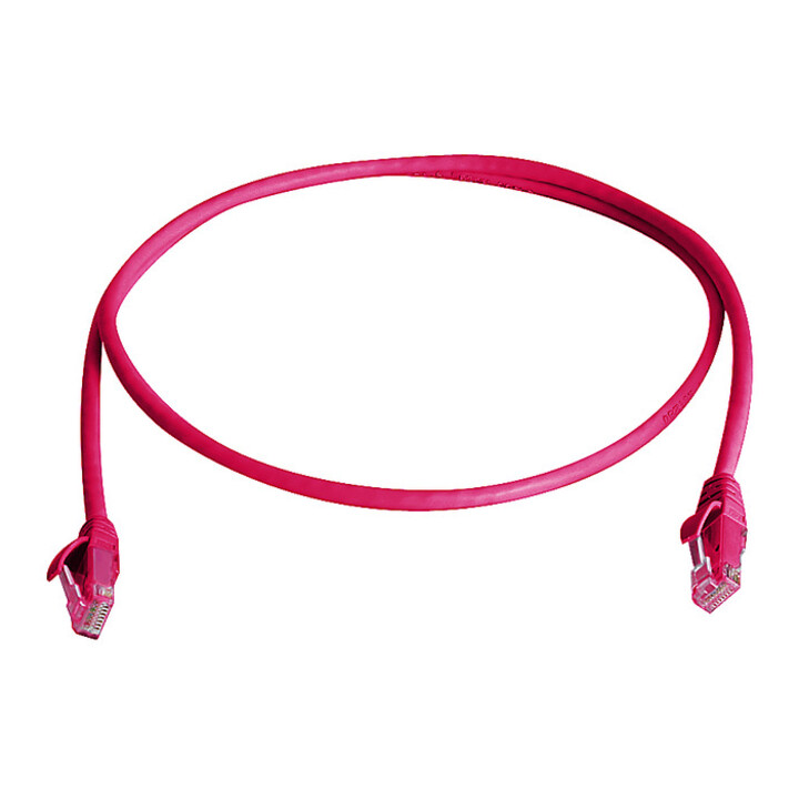 Telegärtner Patchkabel U/UTP C.6 2,0m rt, MP8 250,LSZH,1:1 100008319