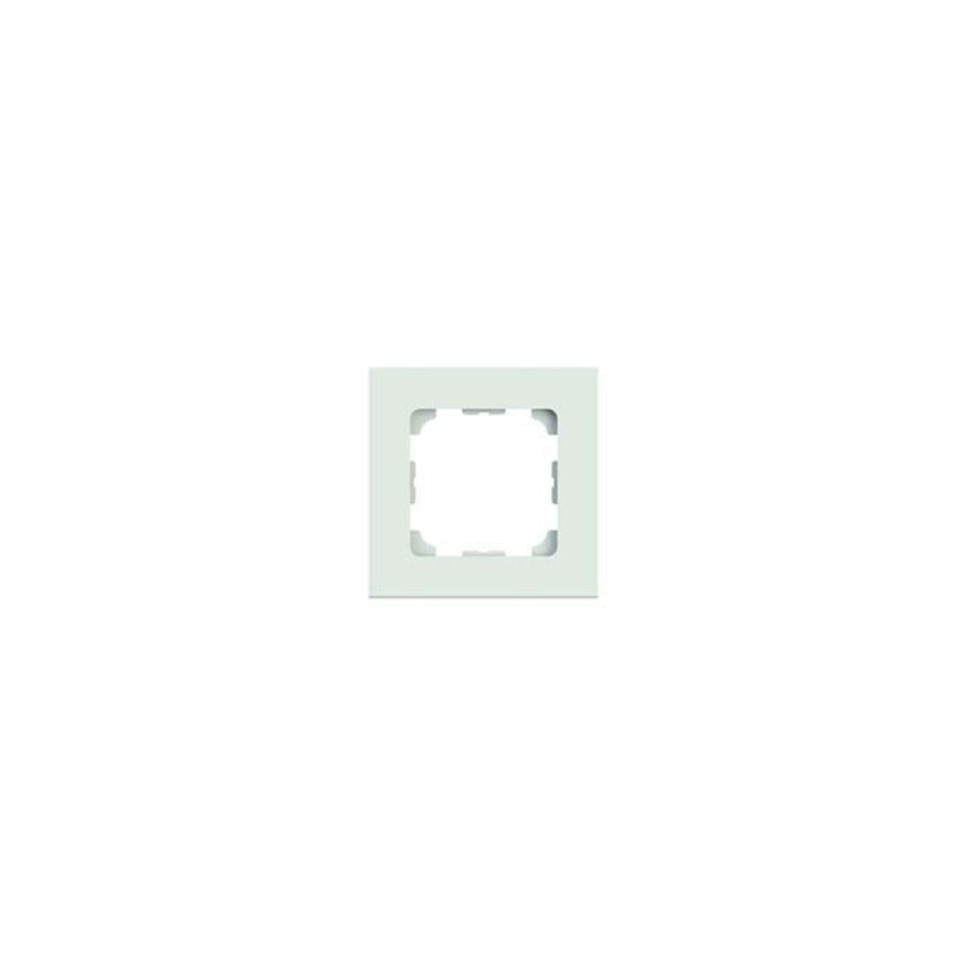Telegärtner Rahmen 81x81mm 1fach,alpinweiss 100000507
