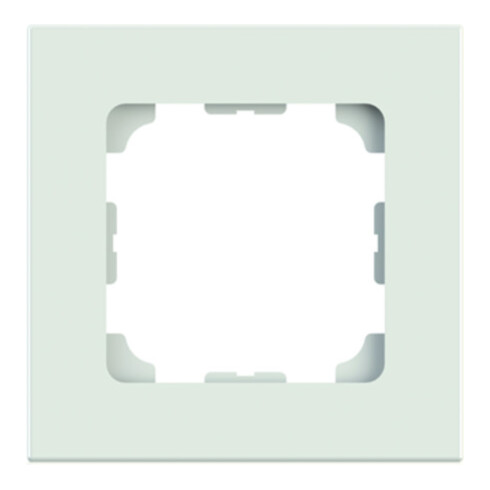 Telegärtner Rahmen 81x81mm 1fach,alpinweiss 100000507