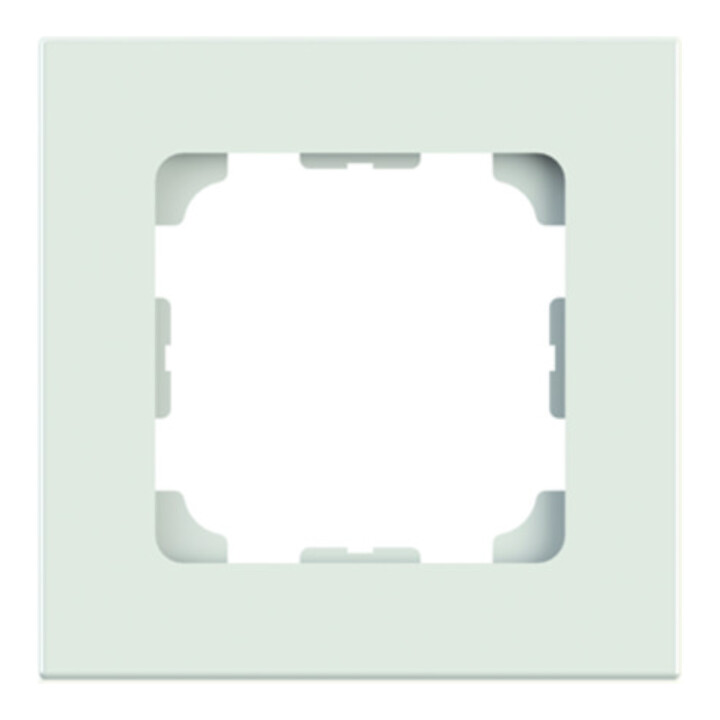 Telegärtner Rahmen 81x81mm 1fach,alpinweiss 100000507