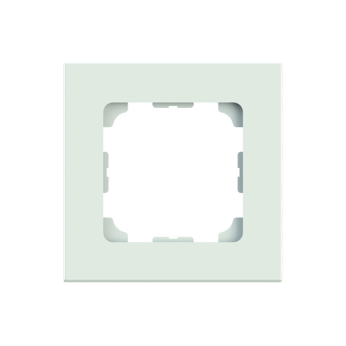 Telegärtner Rahmen 81x81mm 1fach,alpinweiss 100000507