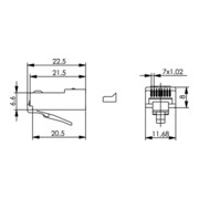 Telegärtner RJ45-Stecker MP8 100023025-5