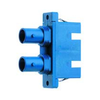 Telegärtner ST/SC-Dupl.Adapter MM+SM Einschn.o Schr.mont. 100007267