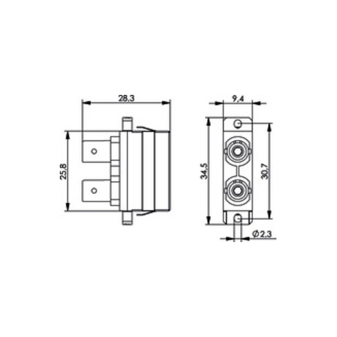 Telegärtner ST/SC-Dupl.Adapter MM+SM Einschn.o Schr.mont. 100007267