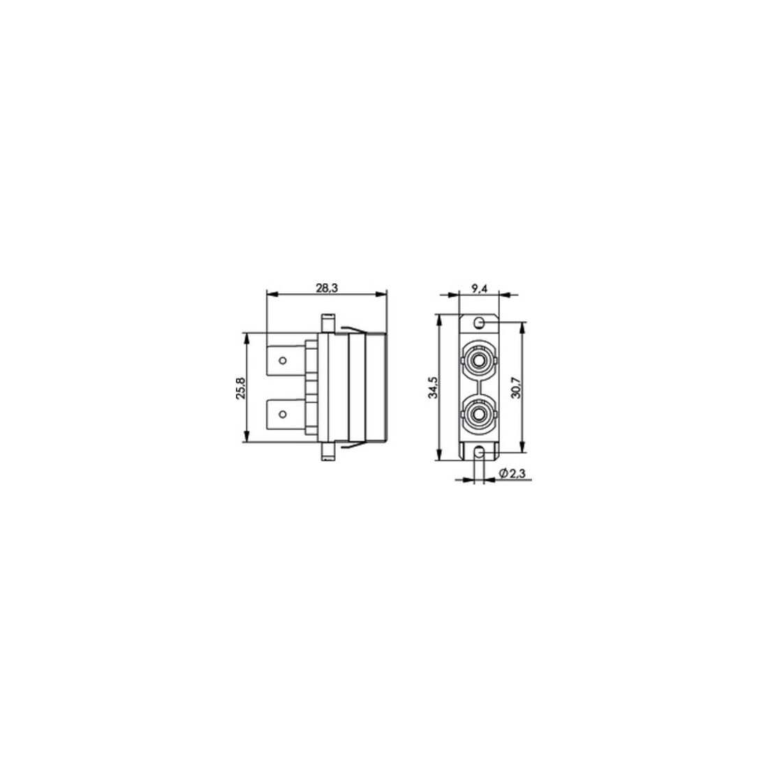 Telegärtner ST/SC-Dupl.Adapter MM+SM Einschn.o Schr.mont. 100007267