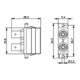 Telegärtner ST/SC-Dupl.Adapter MM+SM Einschn.o Schr.mont. 100007267-4
