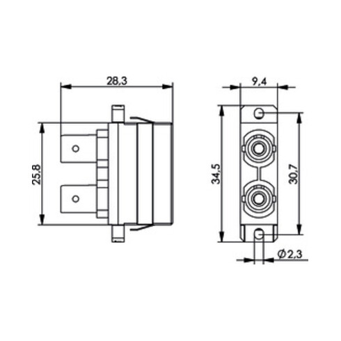 Telegärtner ST/SC-Dupl.Adapter MM+SM Einschn.o Schr.mont. 100007267