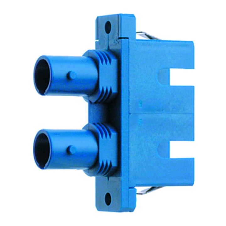 Telegärtner ST/SC-Dupl.Adapter MM+SM Einschn.o Schr.mont. 100007267