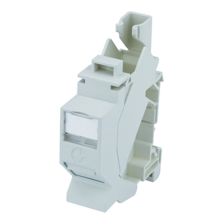 Telegärtner Tragschienenverbinder TS45 Modul Cat6A T568B 100023004