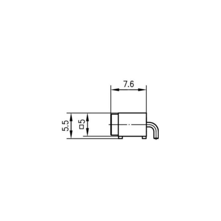 Telegärtner Winkelbuchse MCX AU 100025000