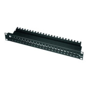 Telegärtner 19Z.AMJ Support modulaire 1U 24P vide noir AMJ-Mod 24PP/ub sw-1