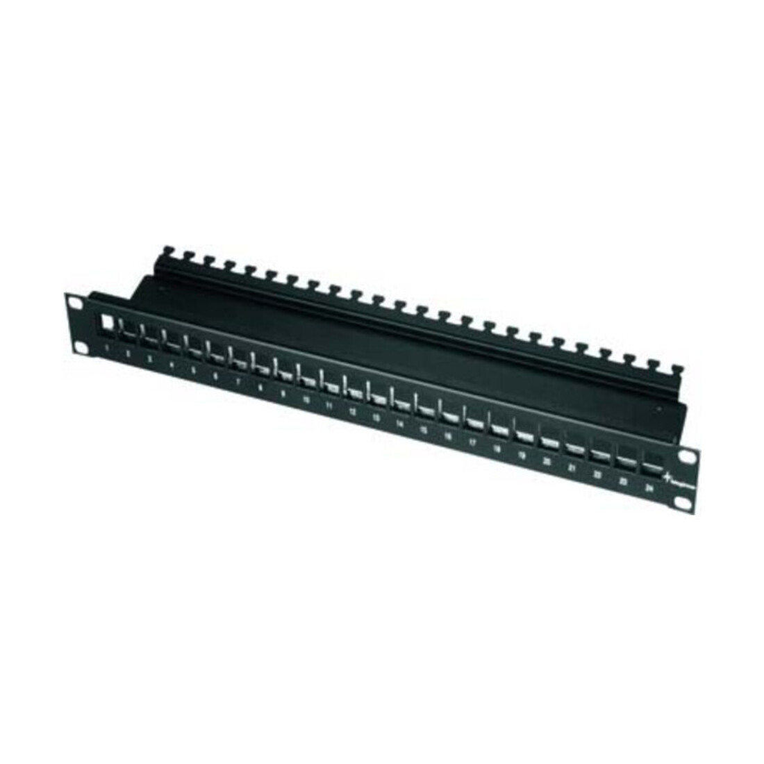 Telegärtner 19Z.AMJ Support modulaire 1U 24P vide noir AMJ-Mod 24PP/ub sw