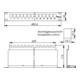Telegärtner 19Z.AMJ Support modulaire 1U 24P vide noir AMJ-Mod 24PP/ub sw