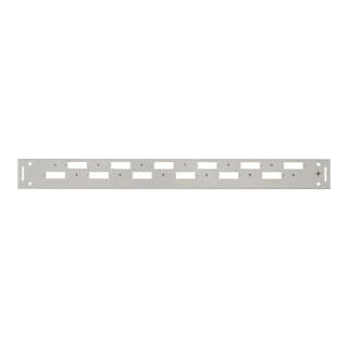 Telegärtner 19Z. Plaque frontale 1U pour 6x SCD/BaseV TN-FP6SCD-BV-1HE