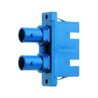 Telegärtner Adaptateur double ST/SC MM+SM encastrable sans vis 100007264