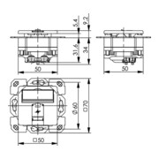 Telegärtner AMJ45 8 Up/50 Cat.6A blanc alpin 100022959-2