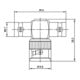 Telegärtner BNC T-connector (F-M-F) 75 Ohm 100023610
